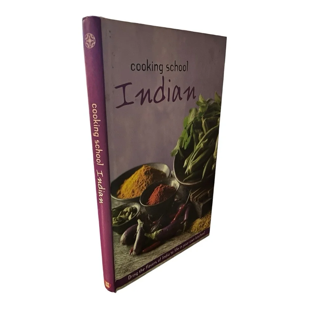 Cooking School Indian Flavors Hardback Recipe Book Love Food